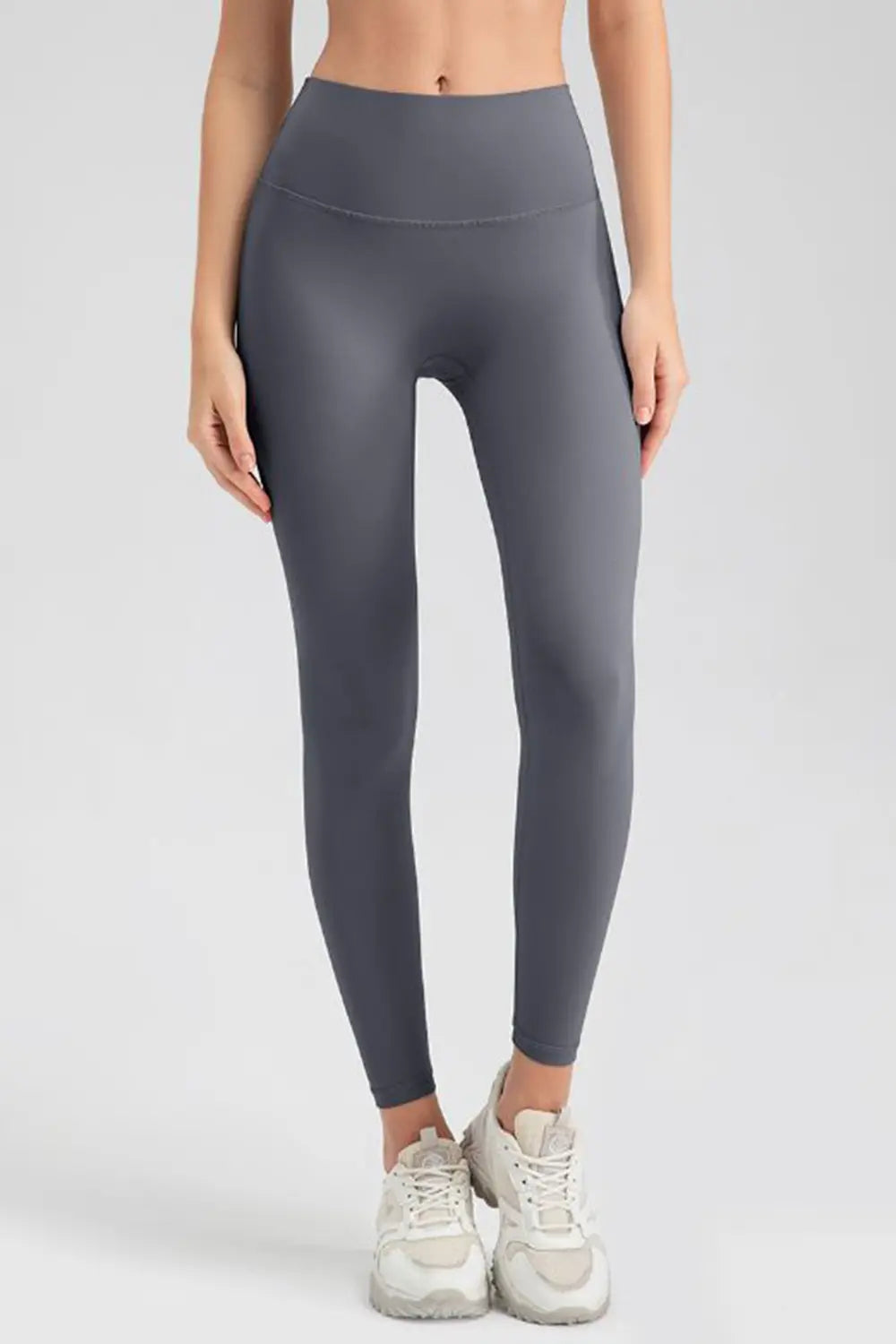 Wide Waistband Sport Leggings - Premium Leggings from Trendsi - Just $50.91! Shop now at Handbags Specialist Headquarter