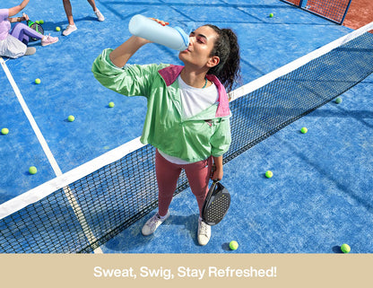 ChillKnight 26oz: Dual-Lid Leak-Proof Bottle