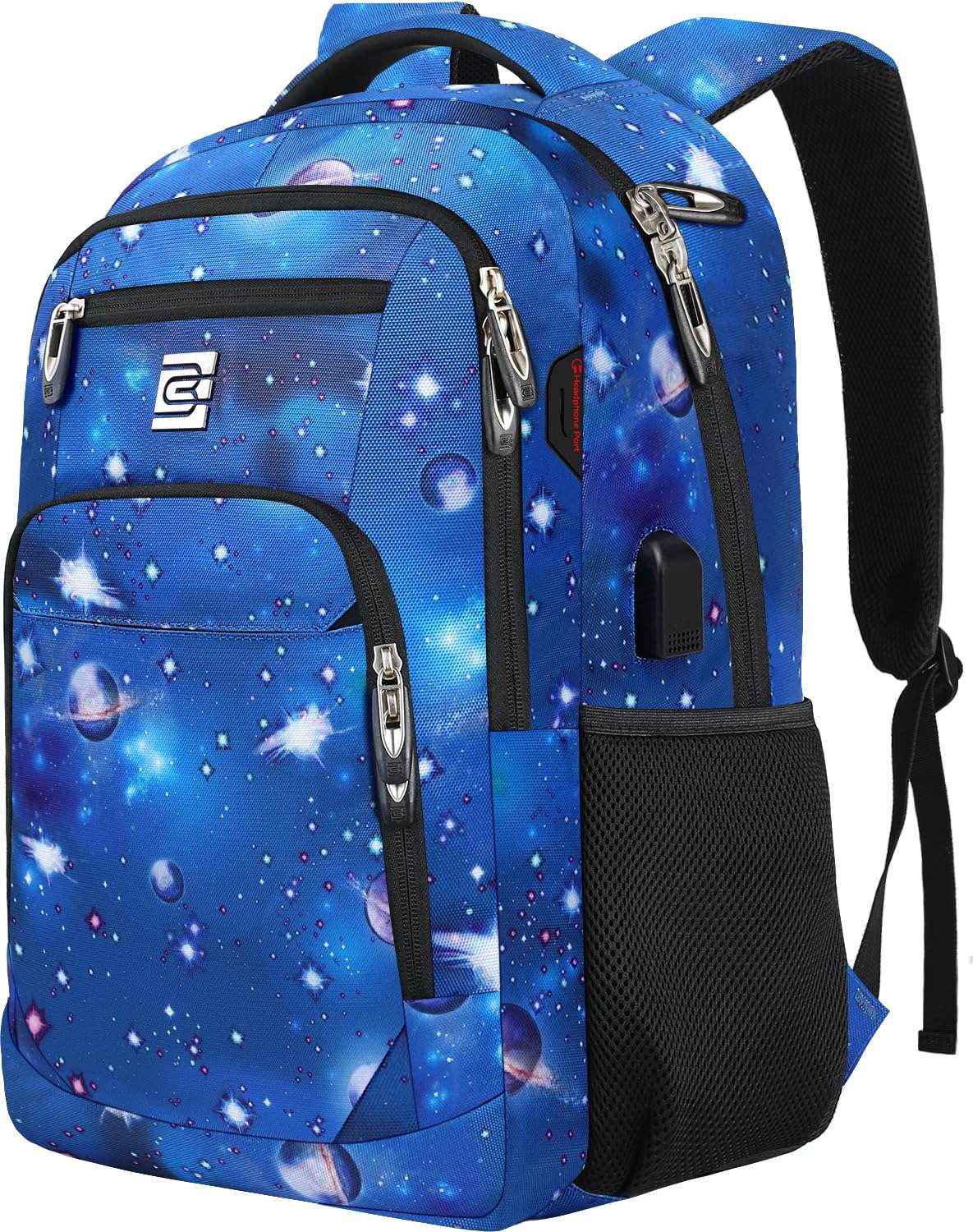 SecureSlim Laptop Backpack with USB & Water Resistance