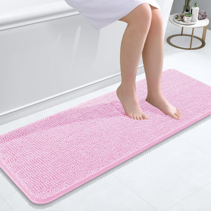 OLANLY Luxe Chenille Bath Mat - Quick Dry & Soft