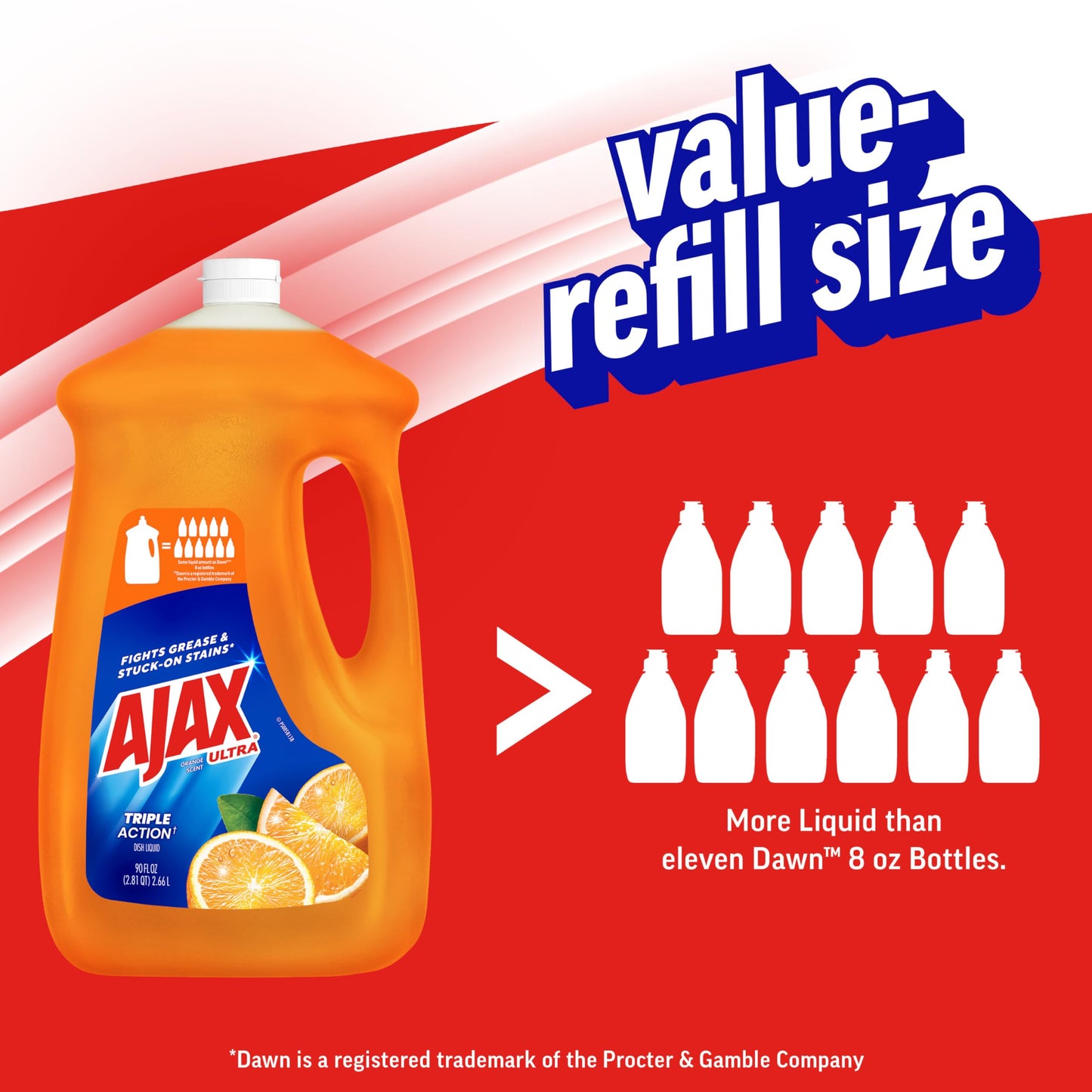 Ajax Triple Orange Dish Soap - 90 fl oz