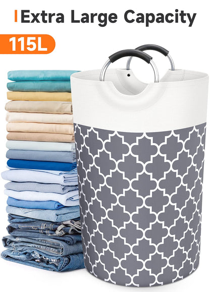 Collapsible Hamper Bag - Grey