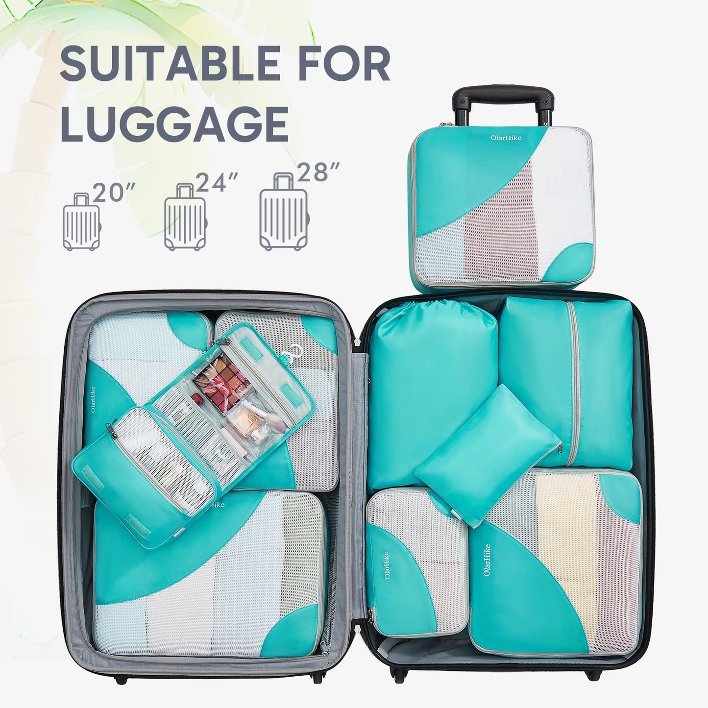 OlarHike Travel Cube Set - Cream Organizer & Gifts