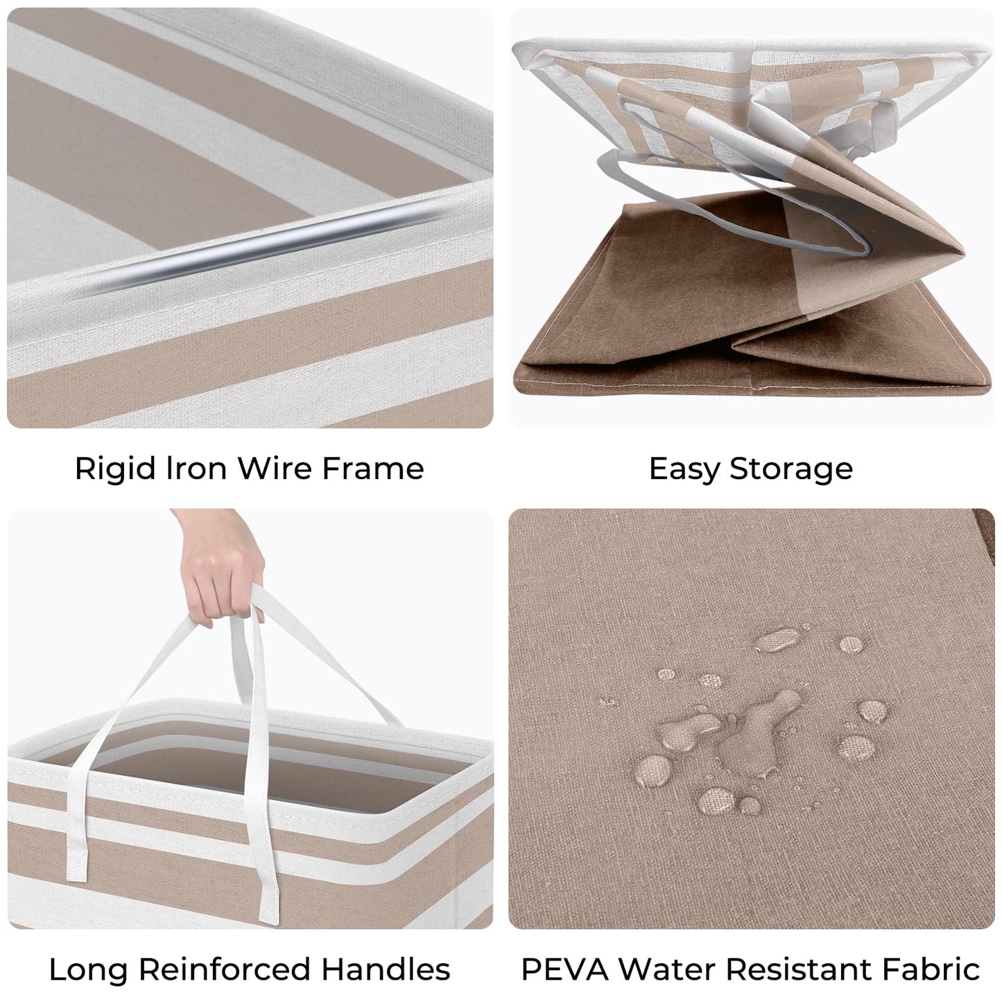 HomeHacks Duo Waterproof Laundry Baskets