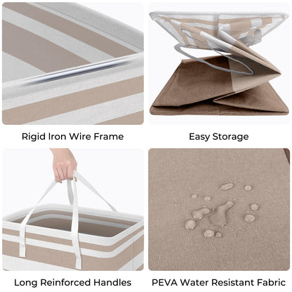 HomeHacks Duo Waterproof Laundry Baskets