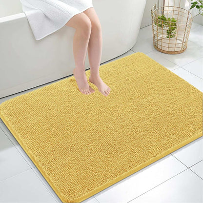 OLANLY Luxe Chenille Bath Mat - Quick Dry & Soft