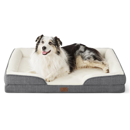 ComfyPaws Orthopedic Washable Dog Sofa - Large, Grey