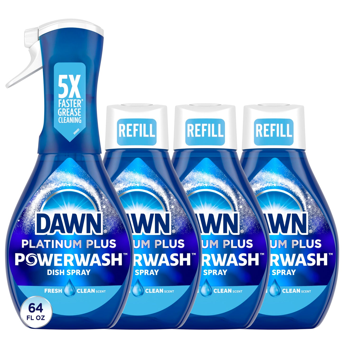 Dawn Powerwash Fresh: 1 Spray + 3 Refill Bundle