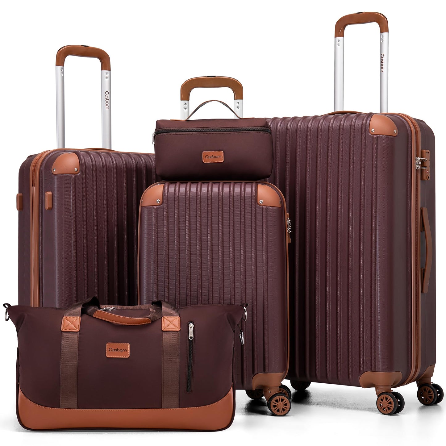 TravelPro 5-Piece Spinner Luggage Set