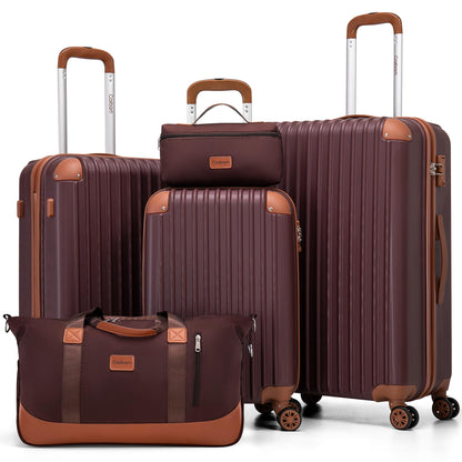 TravelPro 5-Piece Spinner Luggage Set