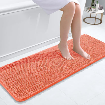 OLANLY Luxe Chenille Bath Mat - Quick Dry & Soft