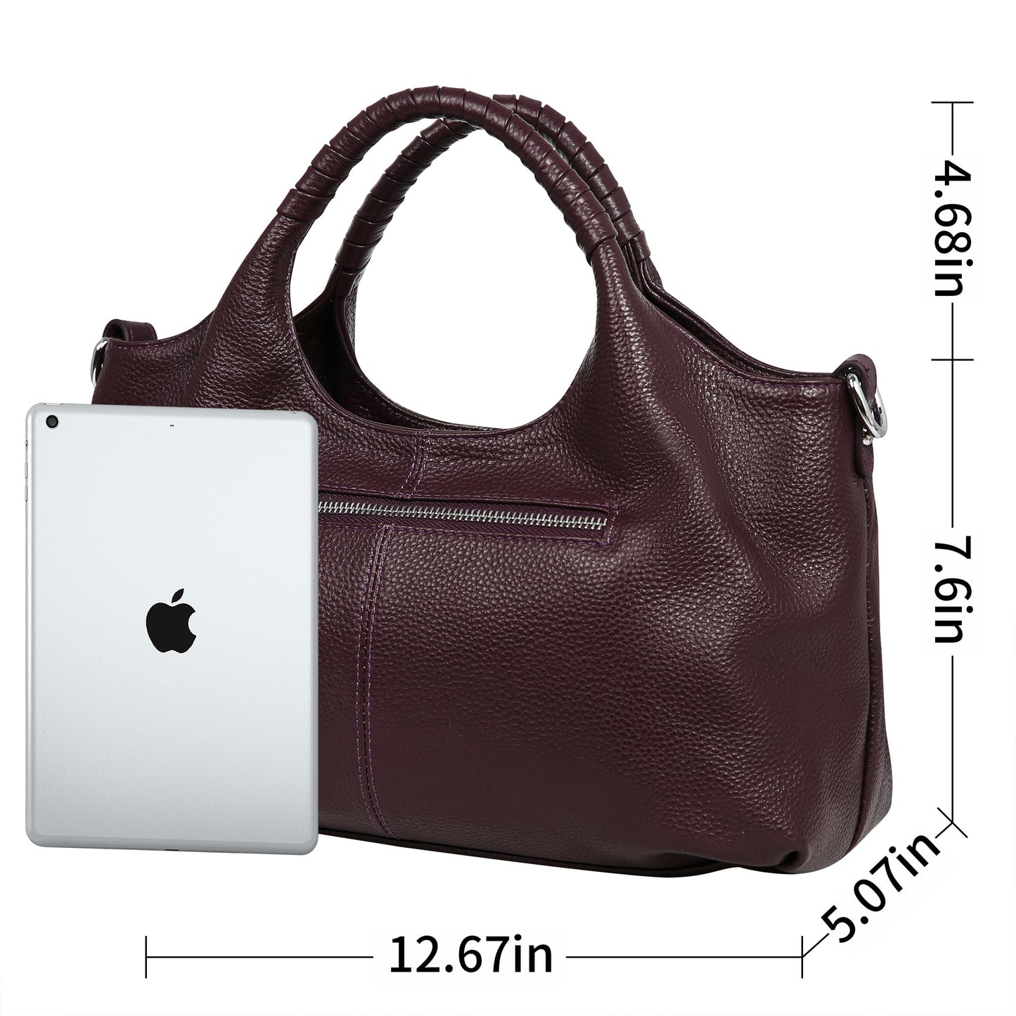 Iswee Luxe Leather Women's Medium Shoulder Tote