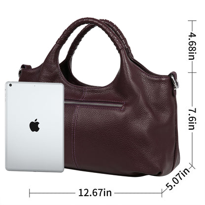 Iswee Luxe Leather Women's Medium Shoulder Tote