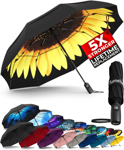 TUMELLA Elite Windproof Travel Umbrella