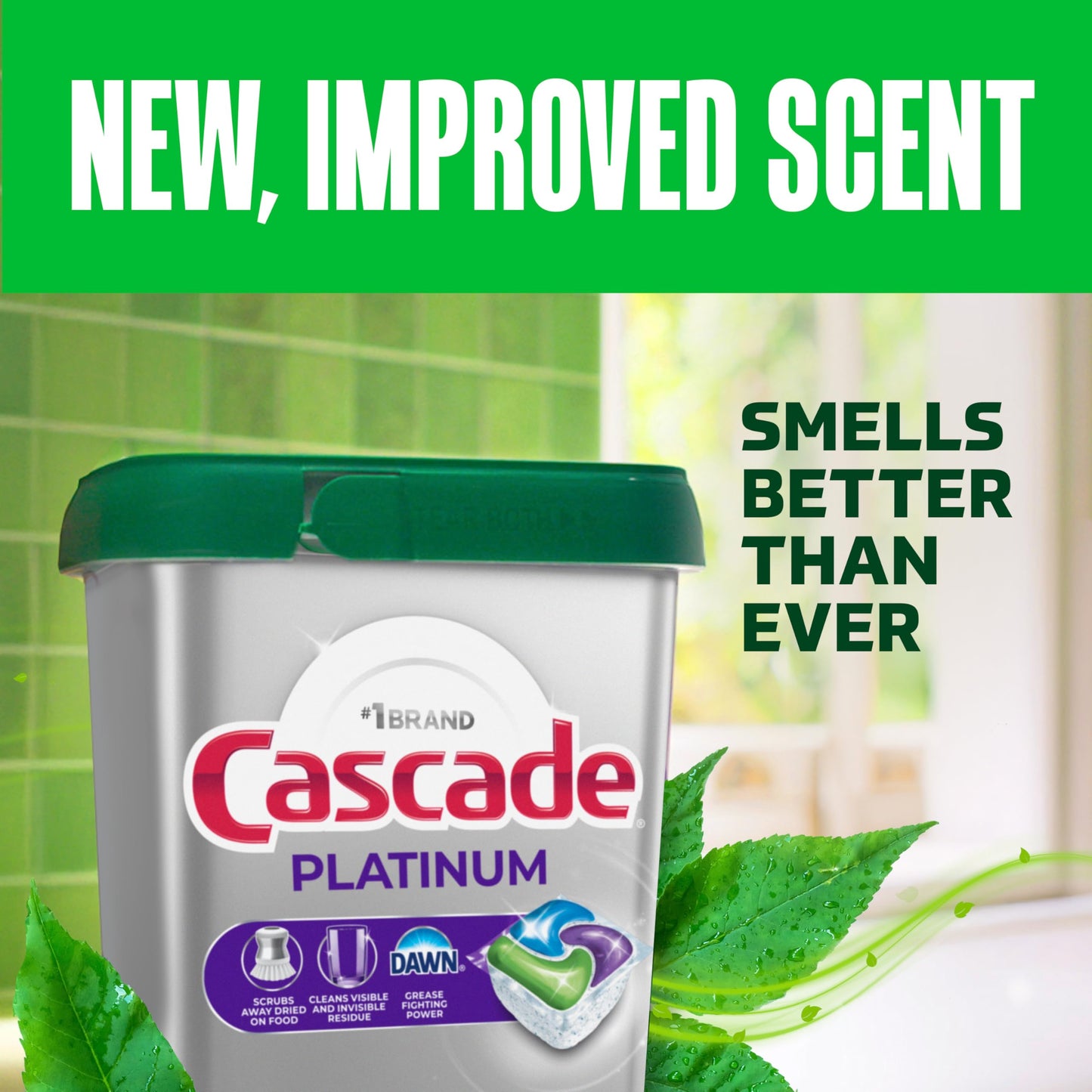 Cascade Platinum Fresh 71ct Dishwasher Pods