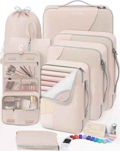 OlarHike Travel Cube Set - Cream Organizer & Gifts