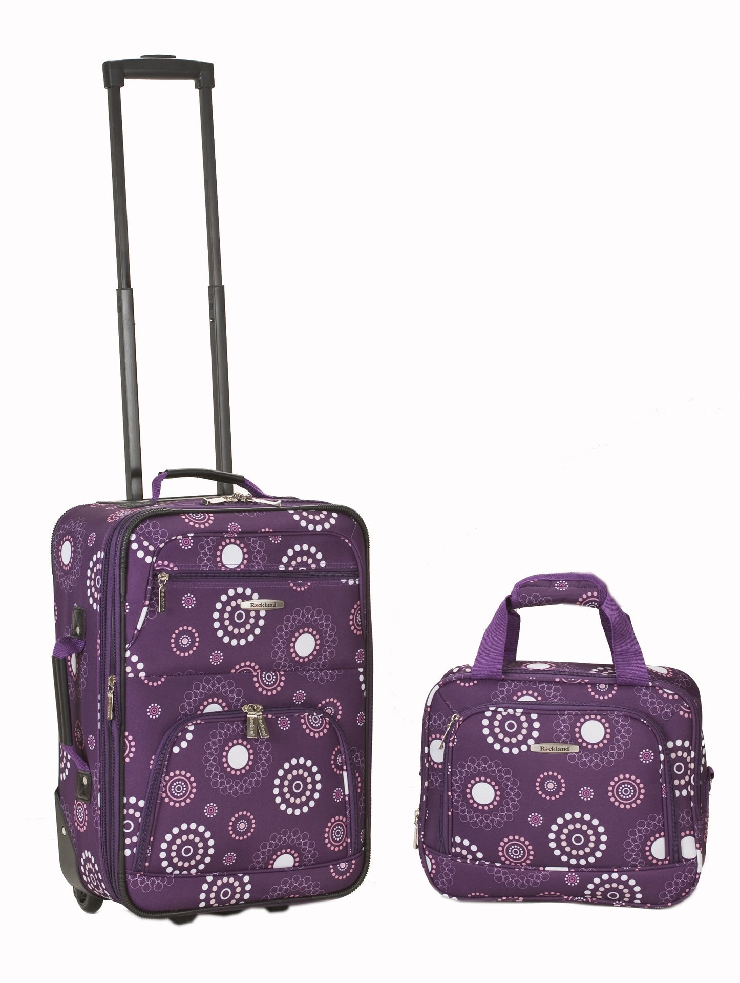 Rockland Expandable Dot Luggage Set - 2 Piece