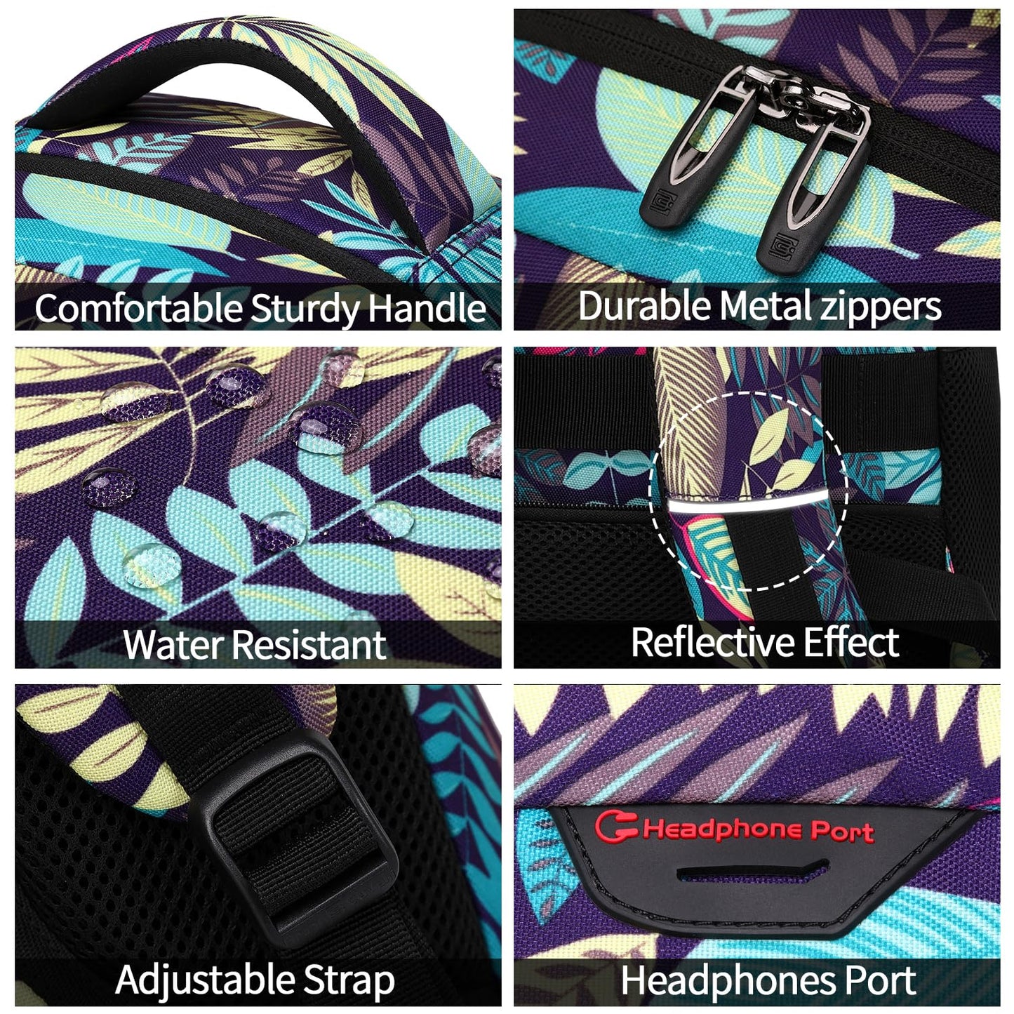 SecureSlim Laptop Backpack with USB & Water Resistance