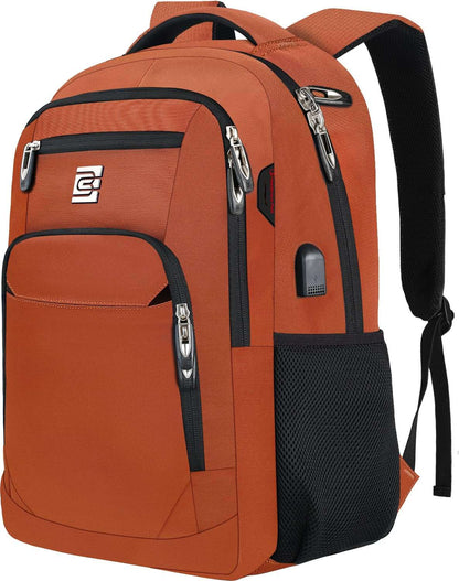 SecureSlim Laptop Backpack with USB & Water Resistance