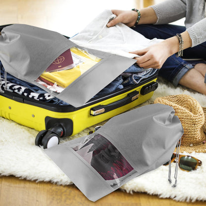 Clear View Travel Shoe Bags - 12 Pack