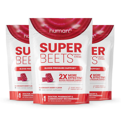 SuperBeets Heart Chews: Pomegranate Berry Boost