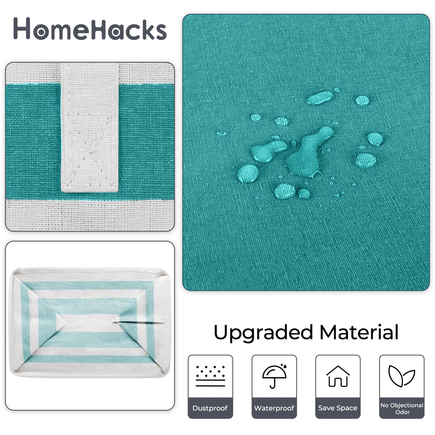 HomeHacks Duo Waterproof Laundry Baskets