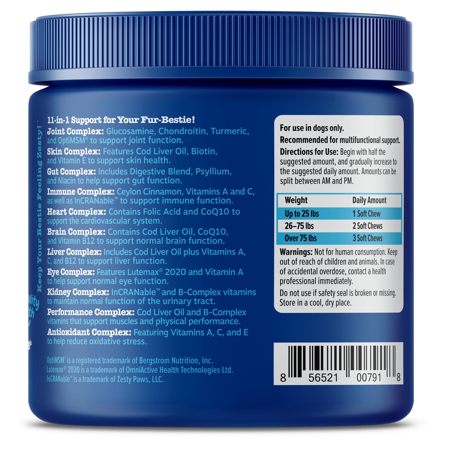 PawZest Omega Multivitamin Chews - Senior & Puppy