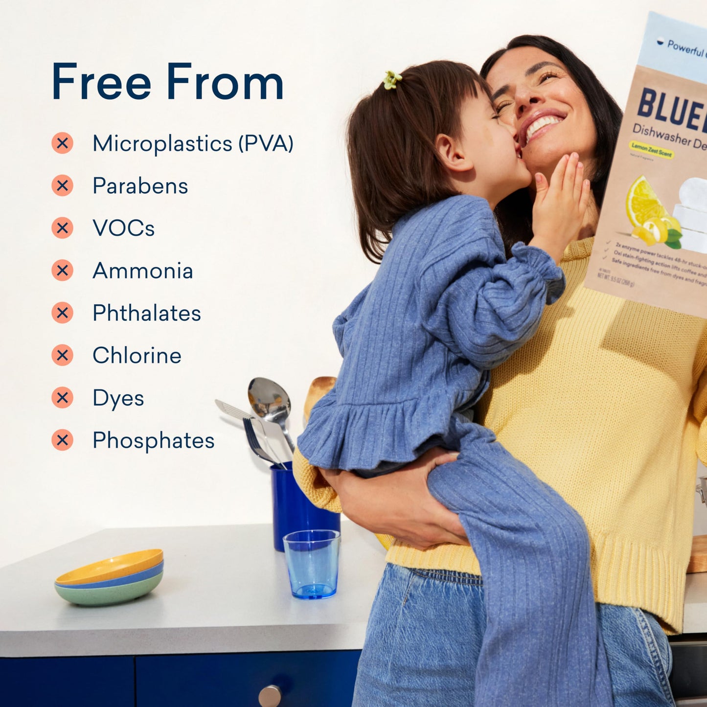 EcoClean Tabs: 60ct Plastic-Free Dishwasher Pods