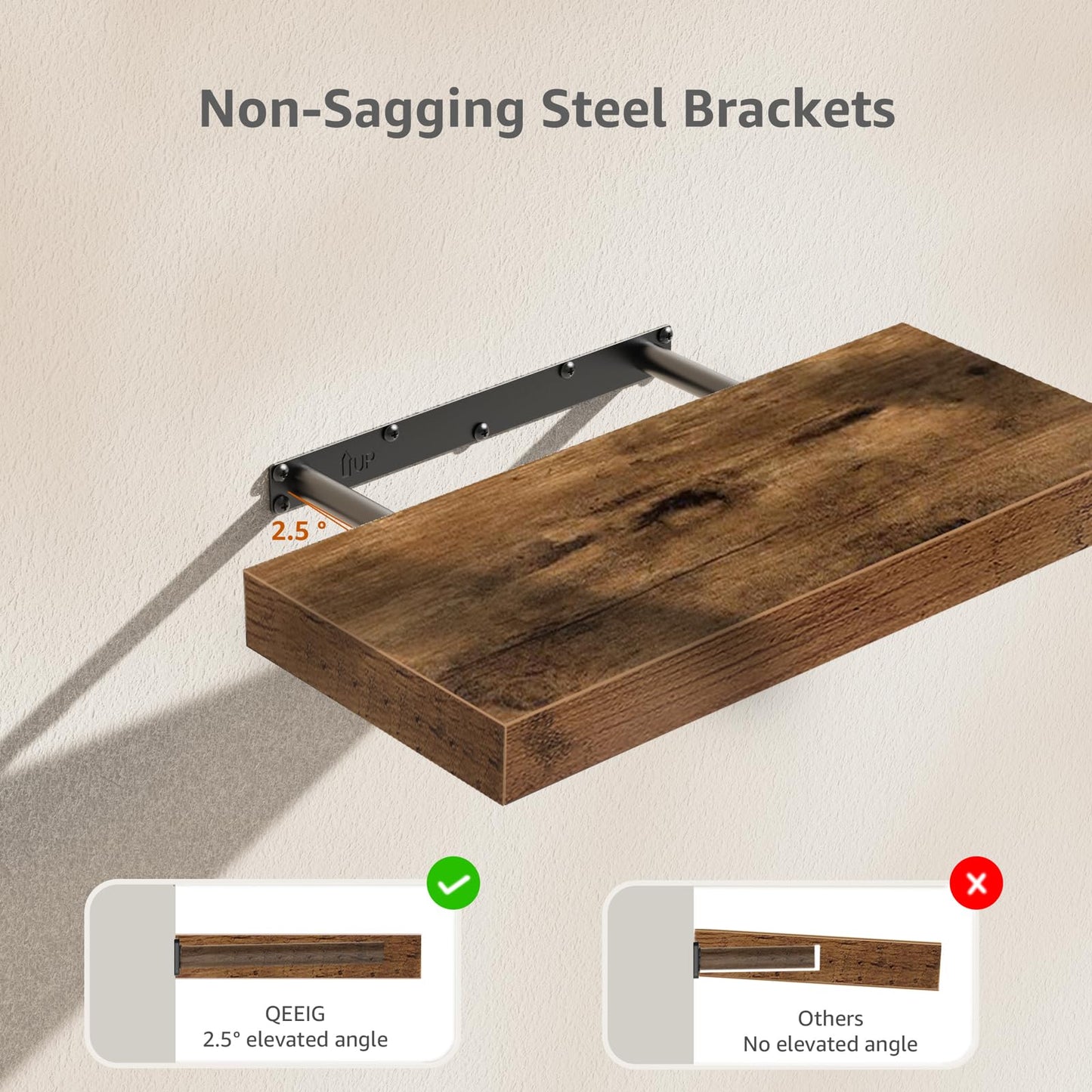 Rustic Farmhouse Shelves (008-40BN)