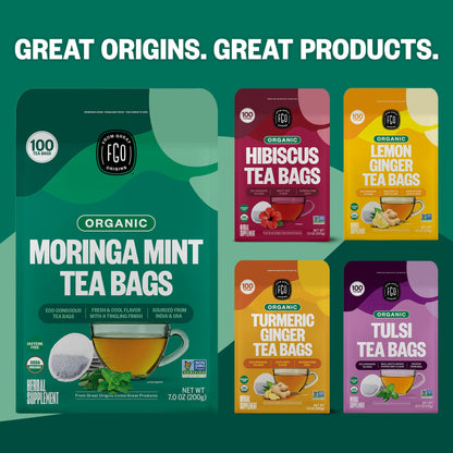 ElderZen Organic Tea - Caffeine-Free Eco Bags