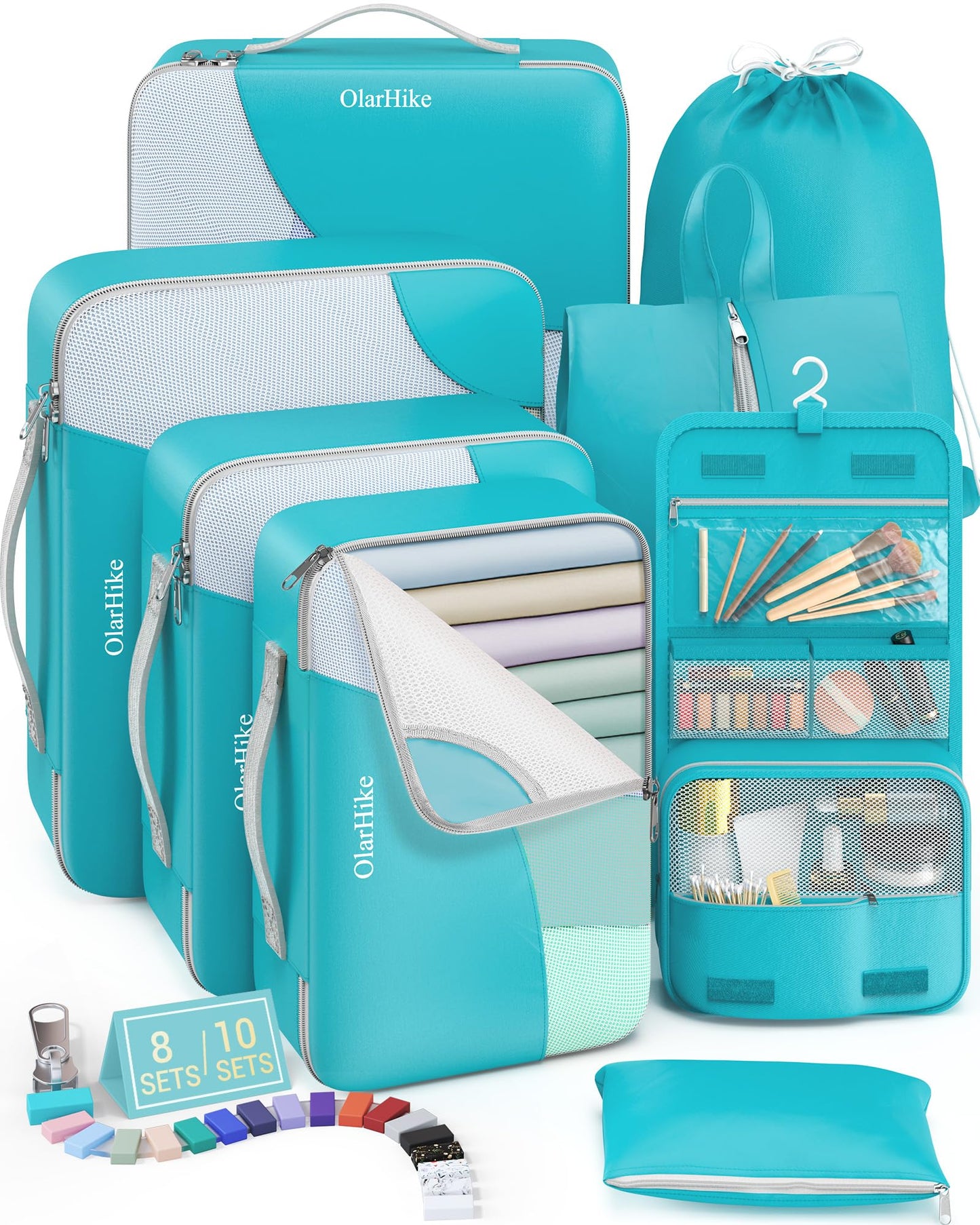 OlarHike Travel Cube Set - Cream Organizer & Gifts