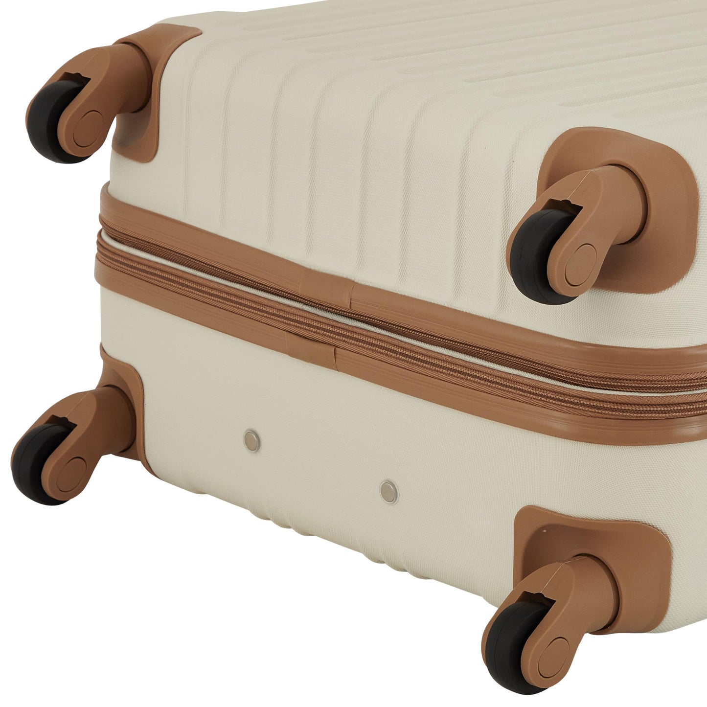 Rose Gold Hardside Luggage Set - 4-Piece Travel Kit