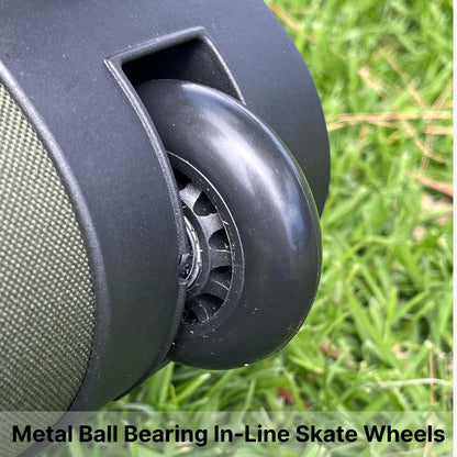 Olympia 22 Max Wheeled Duffel: 8-Pocket Water-Resist