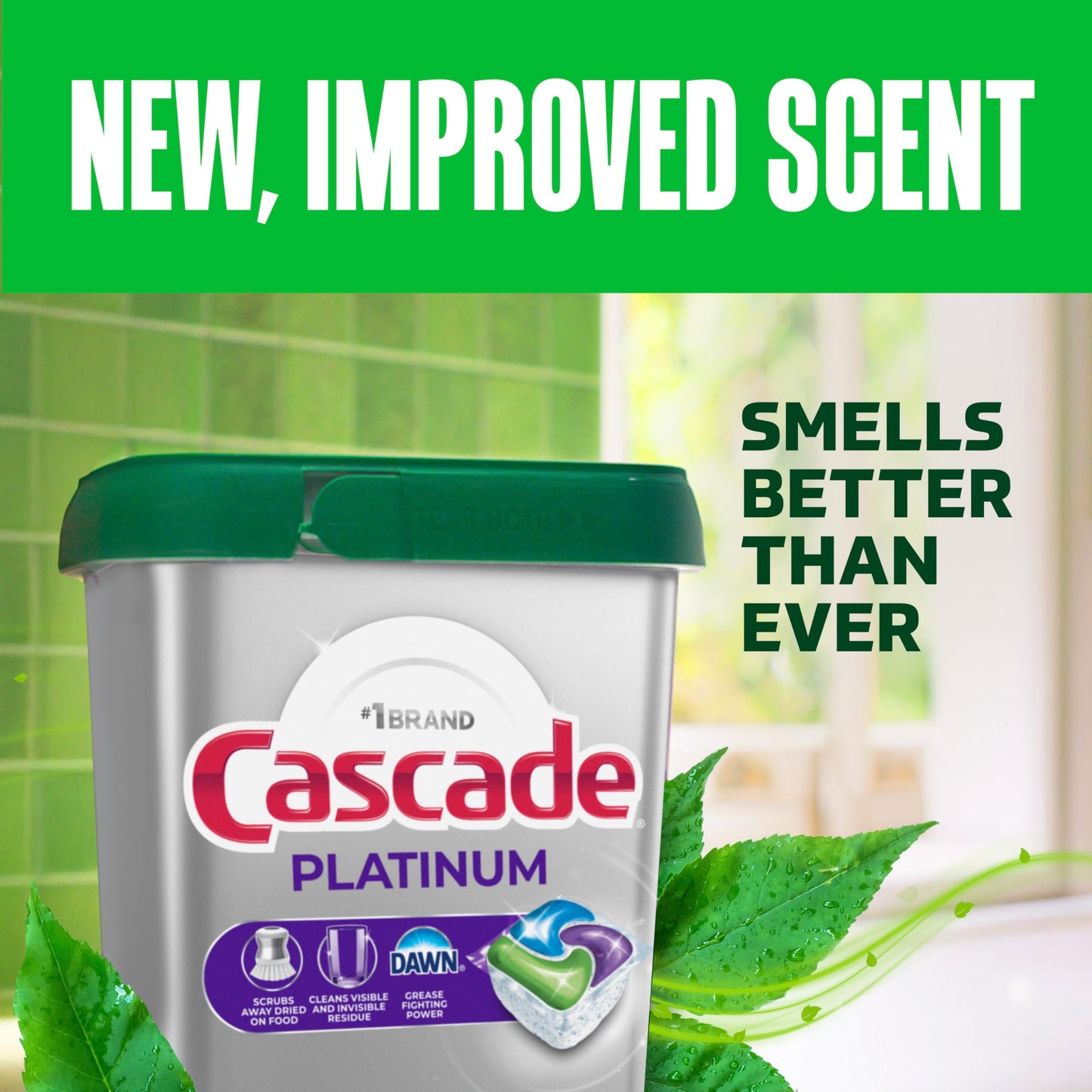 Cascade Platinum Fresh 71ct Dishwasher Pods