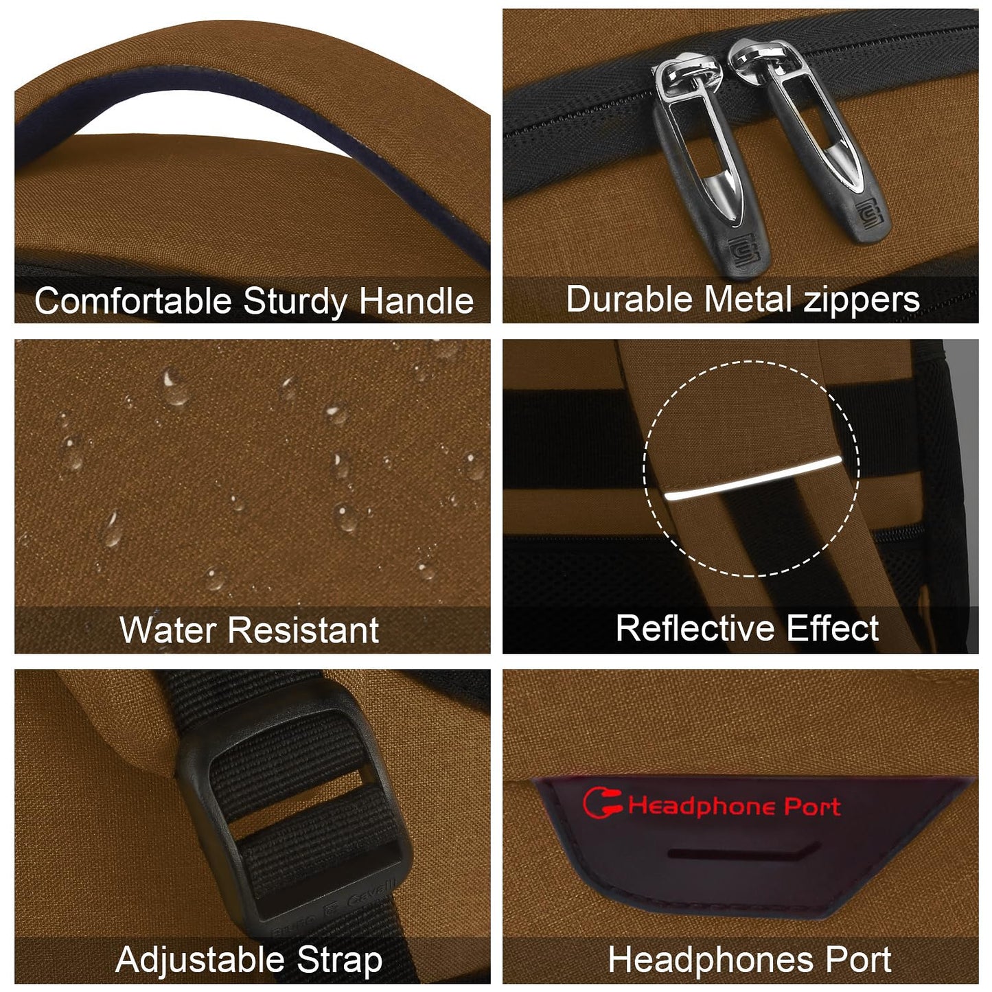 SecureSlim Laptop Backpack with USB & Water Resistance