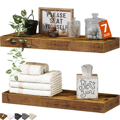 Rustic Farmhouse Shelves (008-40BN)