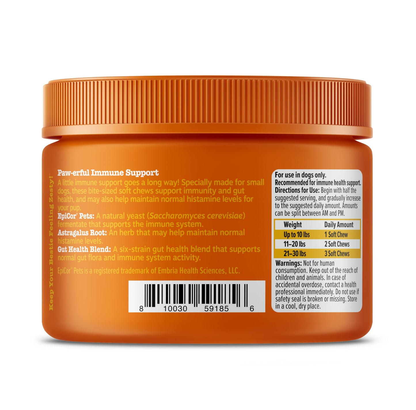 Zesty Paws Itch & Allergy Relief Chews - Lamb 90ct