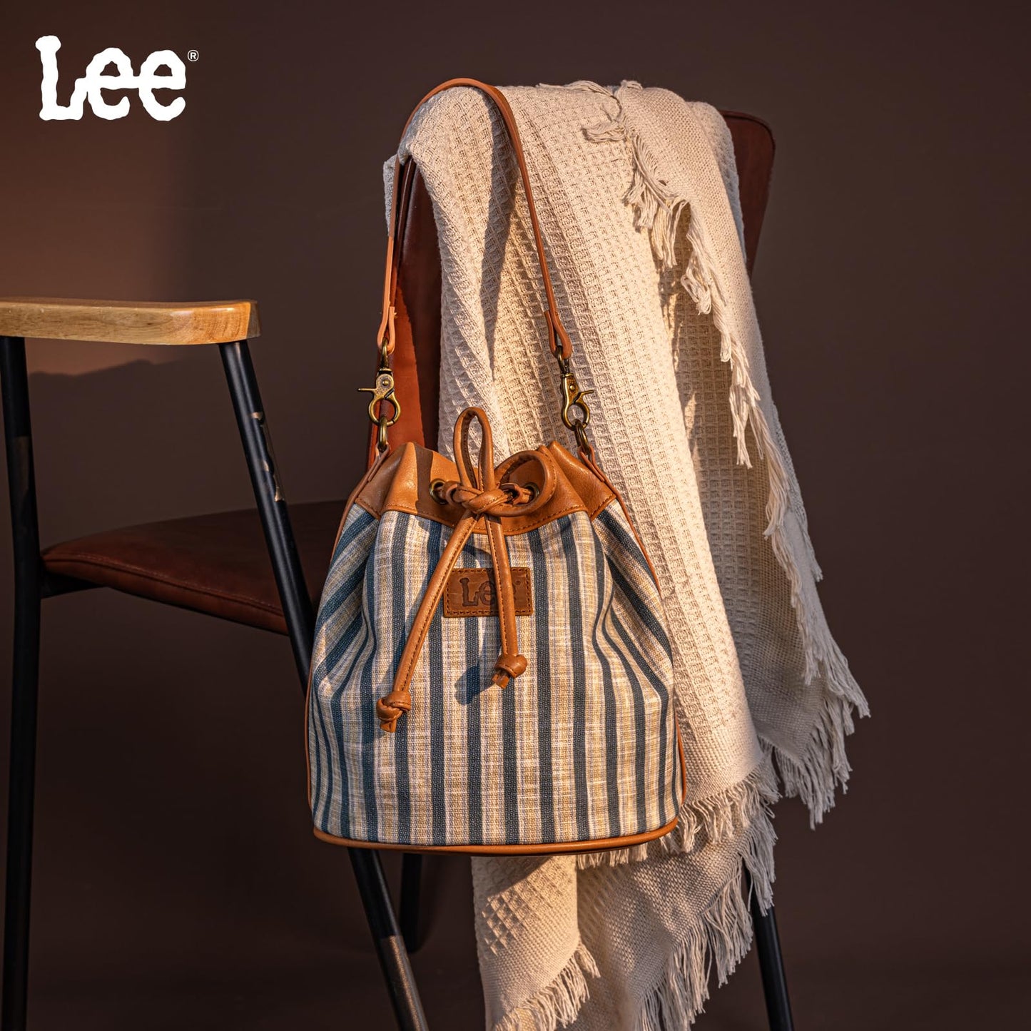 Montana West Lee Drawstring Hobo Bucket Bag