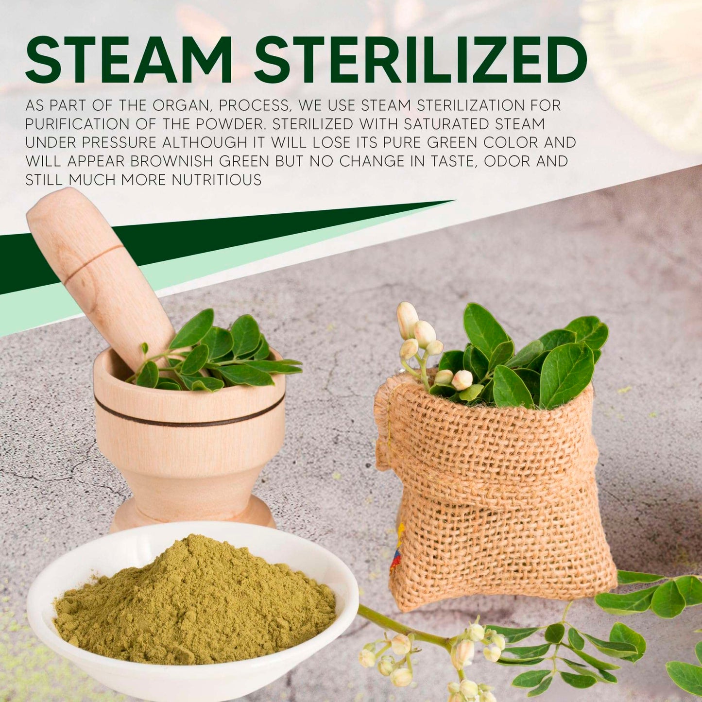 Pure Moringa Magic: Organic Leaf Powder 1 lb