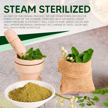 Pure Moringa Magic: Organic Leaf Powder 1 lb