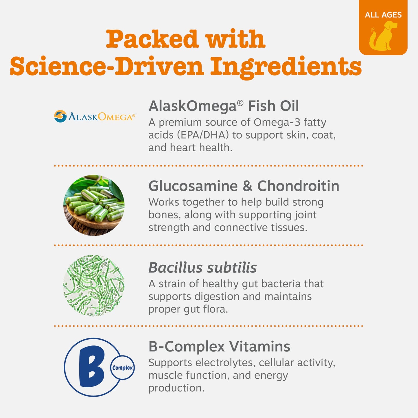 PawZest Omega Multivitamin Chews - Senior & Puppy