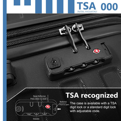 LAVENDER 6pc Hardside Spinner Luggage