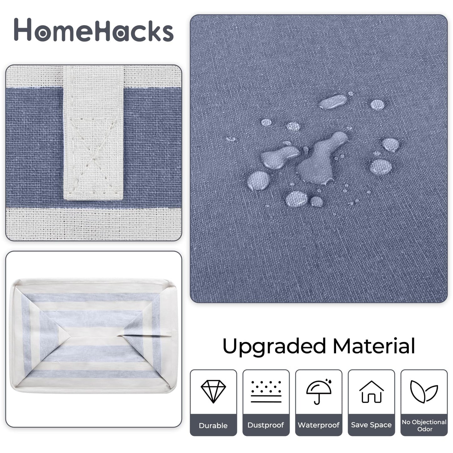 HomeHacks Duo Waterproof Laundry Baskets