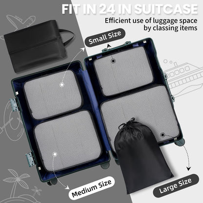 TravelMate 8-Piece Packing Cubes