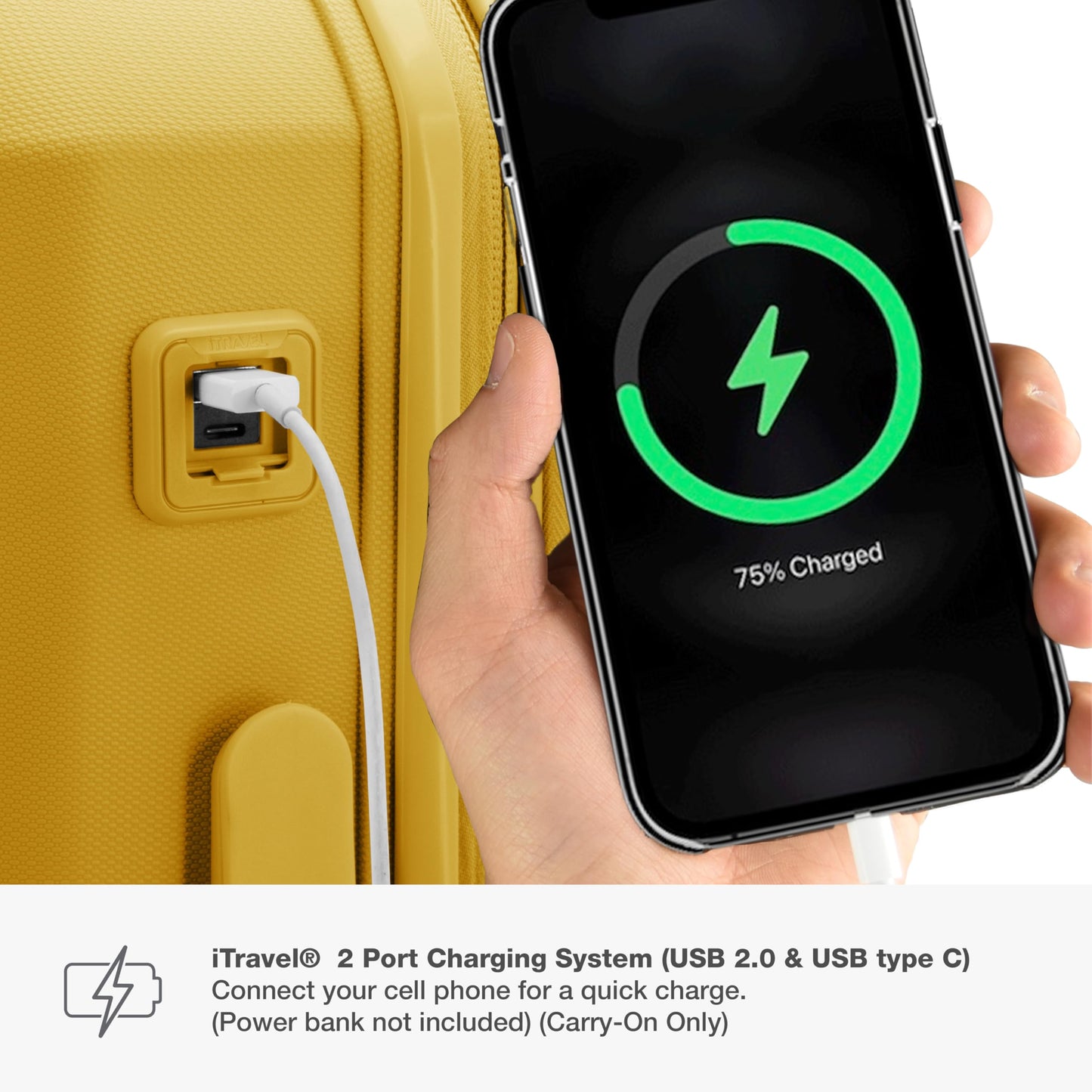 Traveler's Choice Indestructible 22 Spinner Carry-on