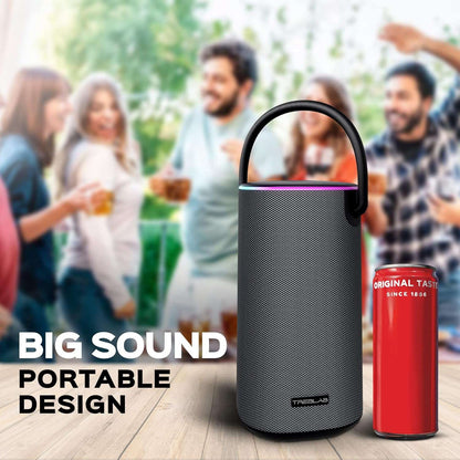 TREBLAB BassBoost Bluetooth Speaker with RGB Glow