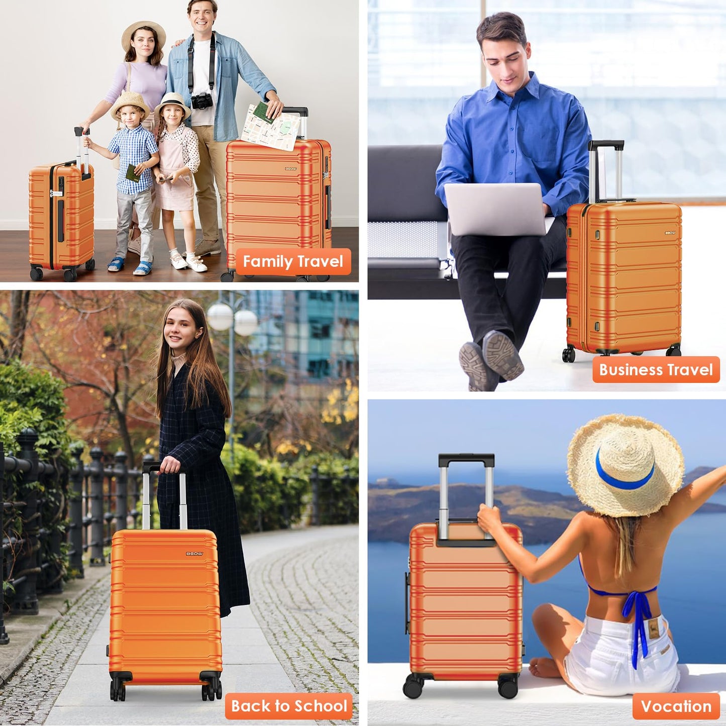 BEOW Spinner Luggage Set