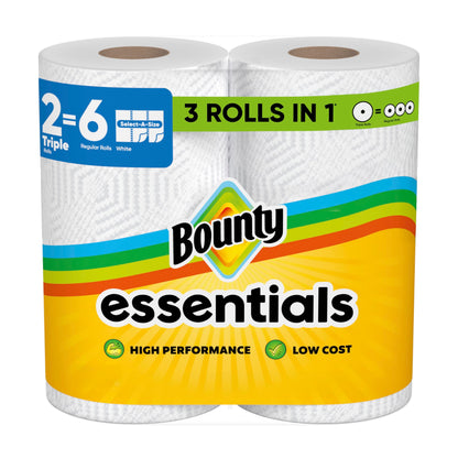 QuickClean Triple White Towels - 6 Roll Equivalent