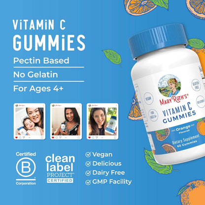 MaryRuth Vegan Vitamin C Gummy Immune Boost
