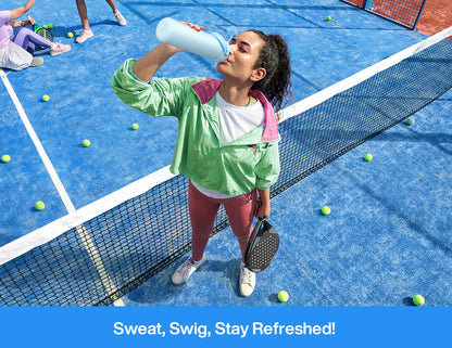 ChillKnight 26oz: Dual-Lid Leak-Proof Bottle